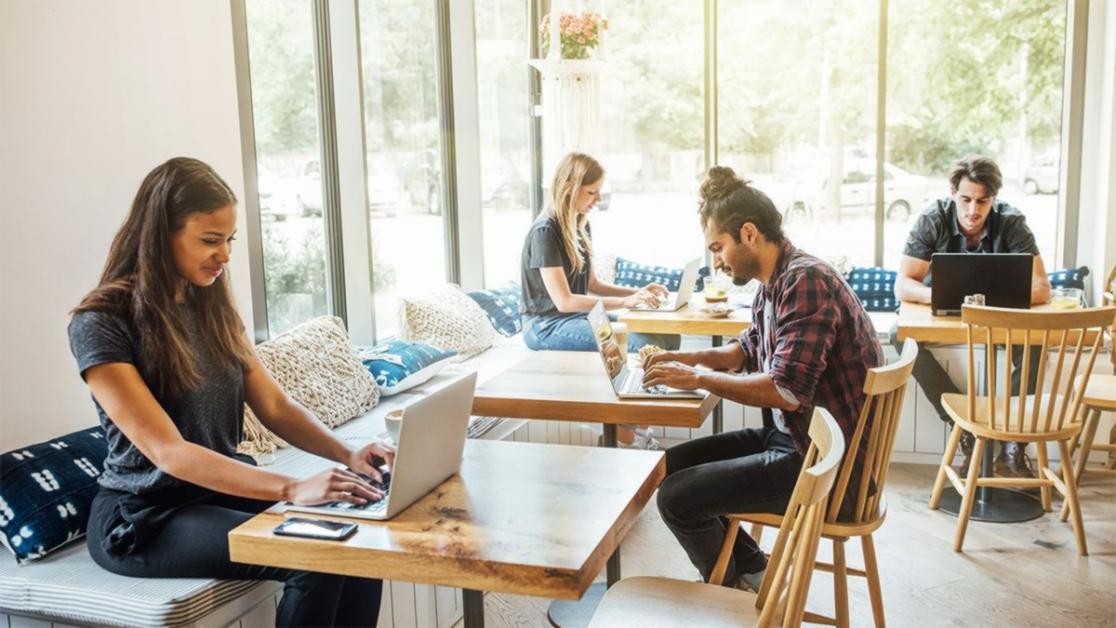 Team collaborating on financial strategy using AI-powered forecasting tools